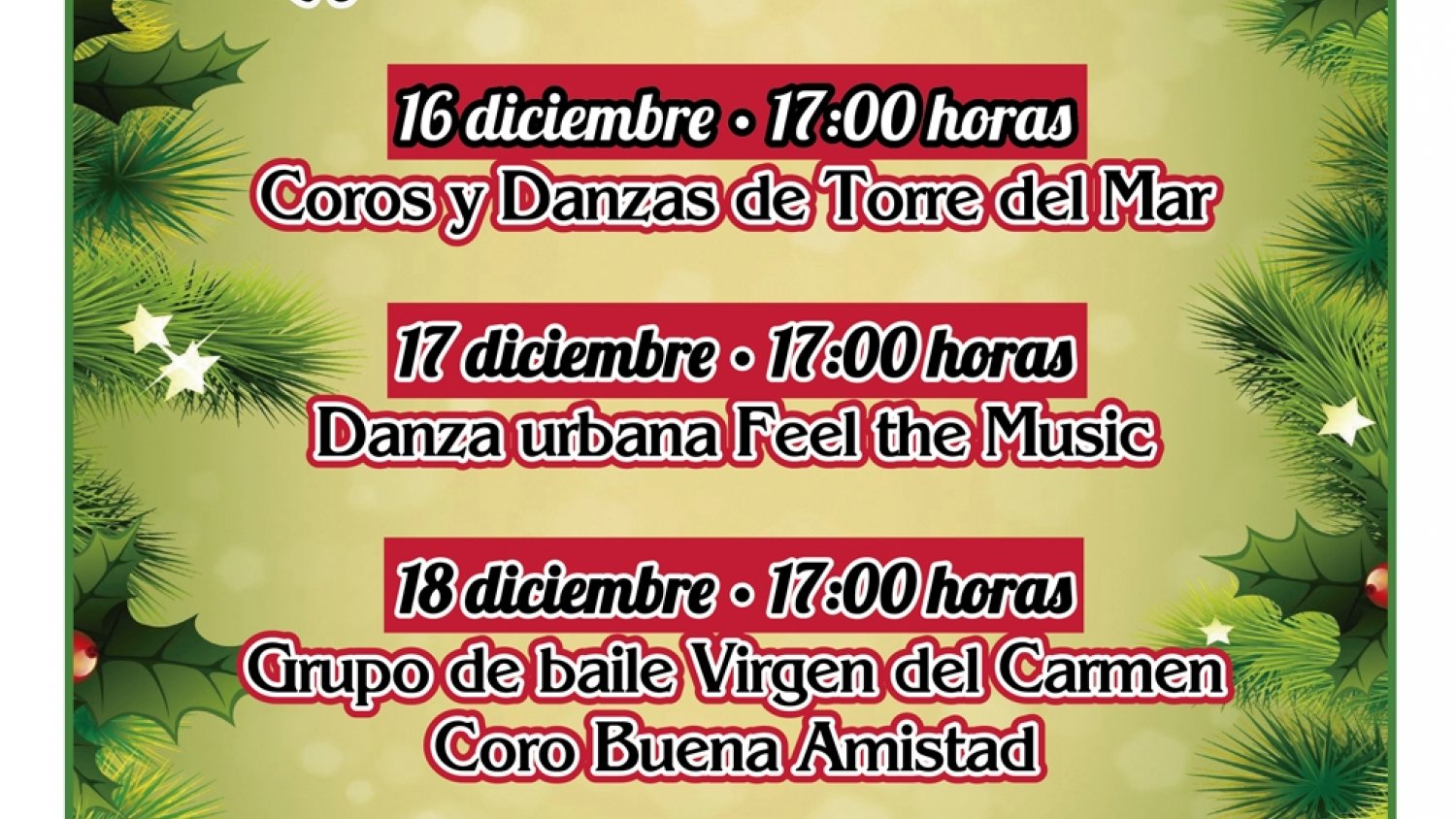 Torre del Mar programa diferentes actividades musicales en el tramo norte de calle del Mar