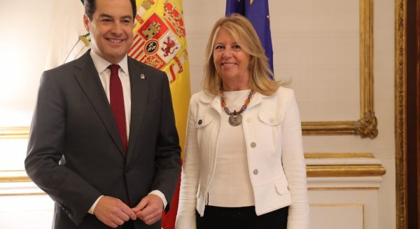 La alcaldesa de Marbella se reúne con el presidente de la Junta para abordar inversiones pendientes en el municipio