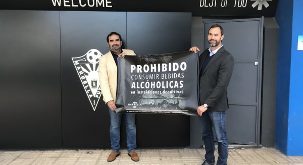 Marbella pone en marcha una campaña para eliminar el consumo de alcohol en las instalaciones deportivas