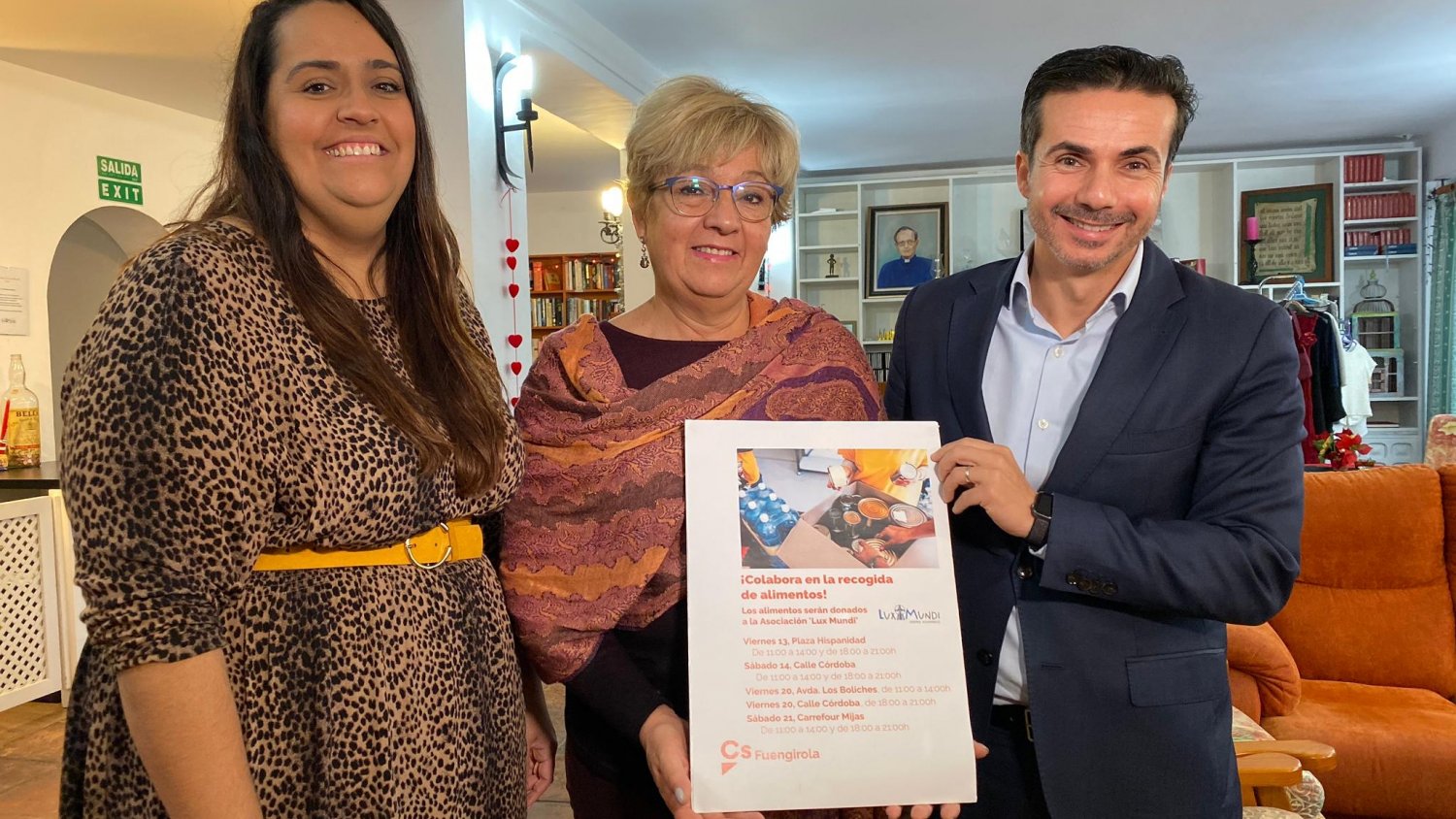 Ciudadanos Fuengirola organiza una campaña de recogida de alimentos para los dos próximos fines de semanas