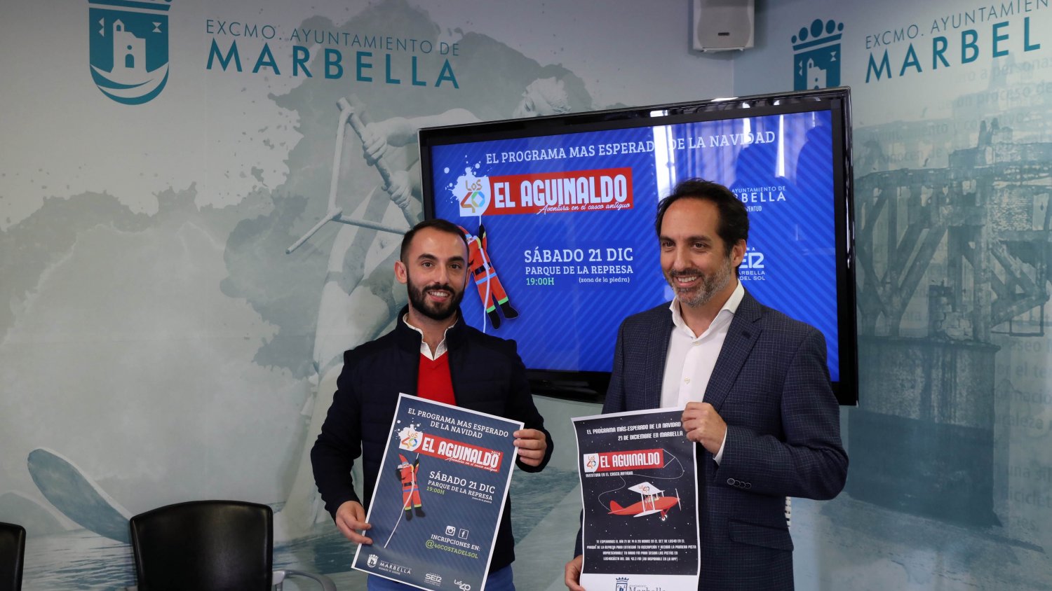 Marbella será escenario por tercera vez de la yincana navideña ‘El Aguinaldo’ de los 40 Principales