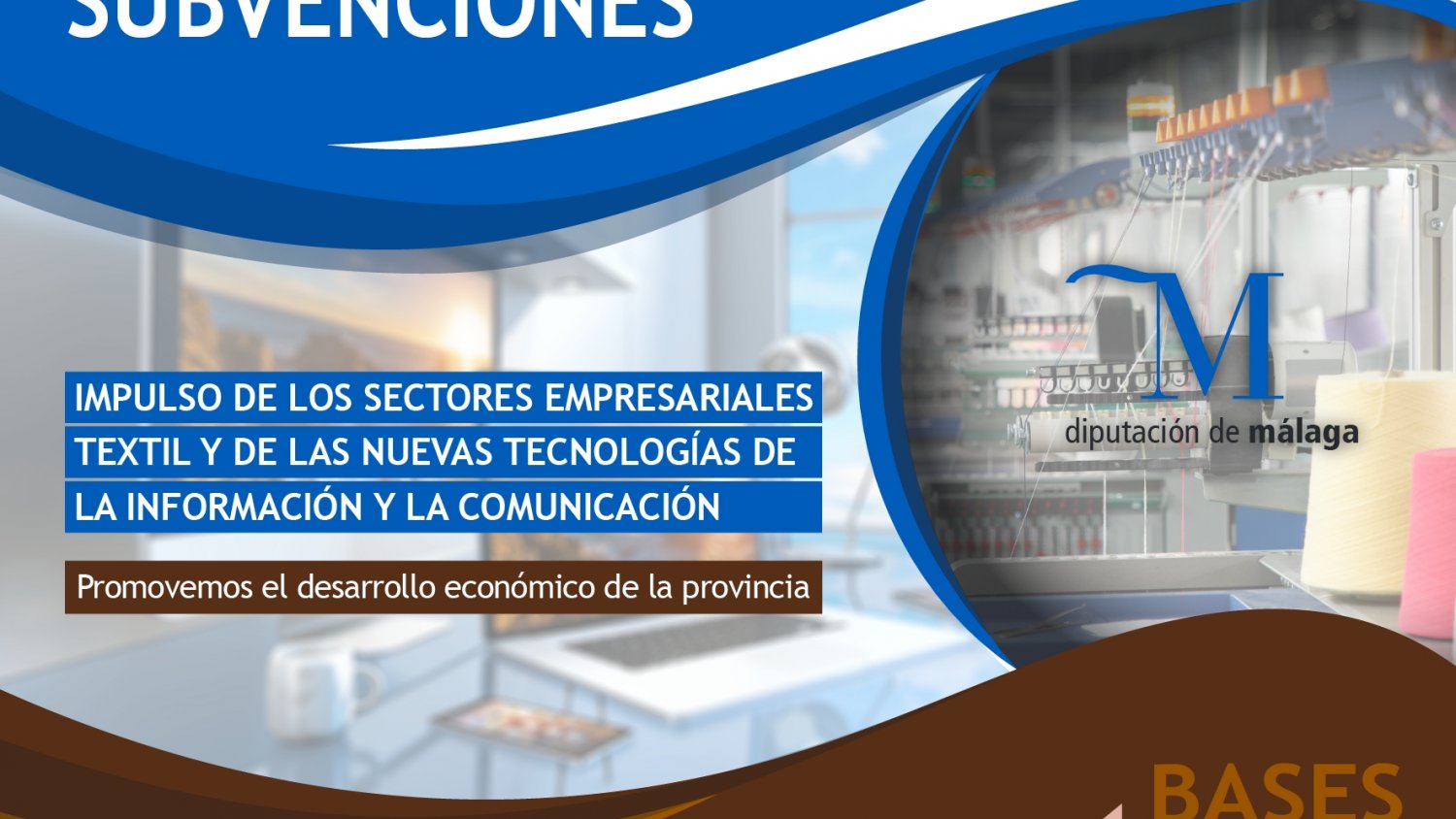 La Diputación publica las bases para solicitar ayudas económicas dirigidas a empresas textiles o de comunicación