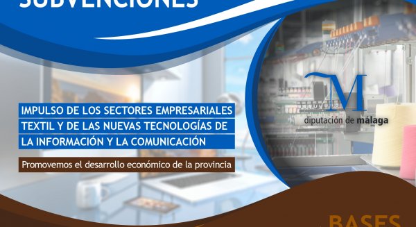 La Diputación publica las bases para solicitar ayudas económicas dirigidas a empresas textiles o de comunicación