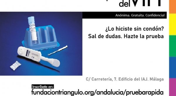 La Fundación Triángulo Andalucía realizará pruebas rápidas de VIH el 10 de diciembre en Málaga capital