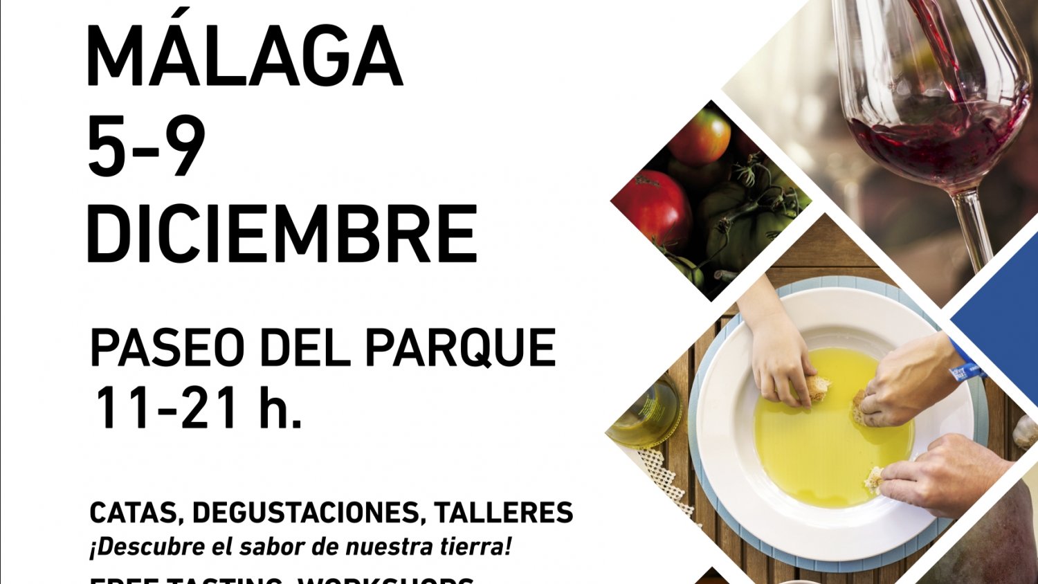 Diputación inaugura la Feria Sabor a Málaga que se celebrará en el Paseo del Parque del 5 al 9 de diciembre