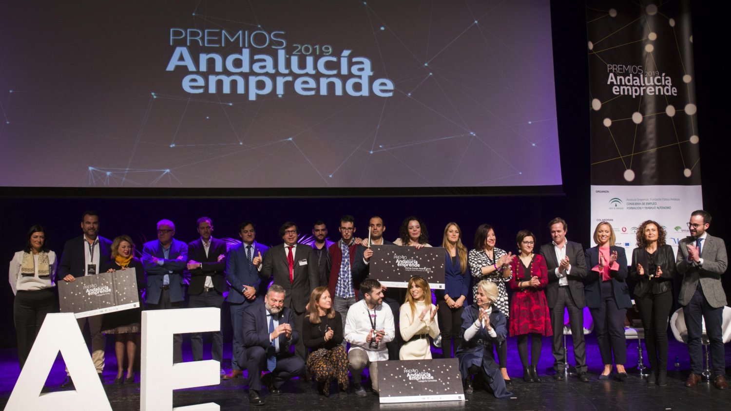 Unicaja Banco participa en la final regional de los Premios Andalucía Emprende, entregados hoy en Málaga