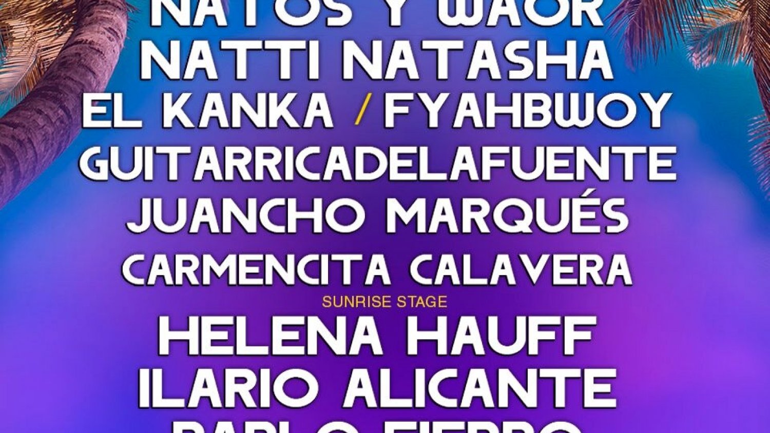 Natti Natasha, el Kanka y Natos y Waor  se suman al Weekend Beach Festival