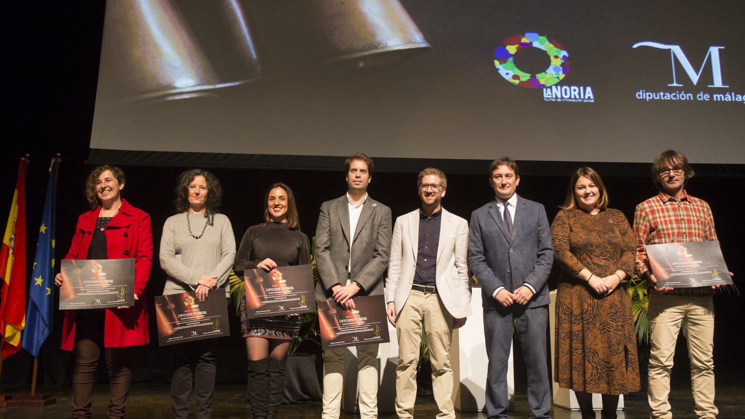 La Diputación de Málaga premia el emprendimiento social de Adaptalia, Habi Diseño Accesible y Rustic Experience