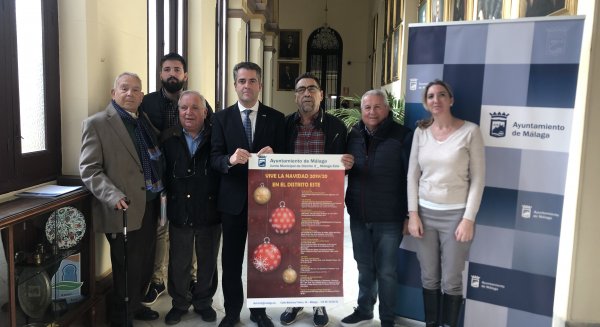 El distrito de Málaga Este celebra la Navidad con concursos de escaparates, belenes y christmas