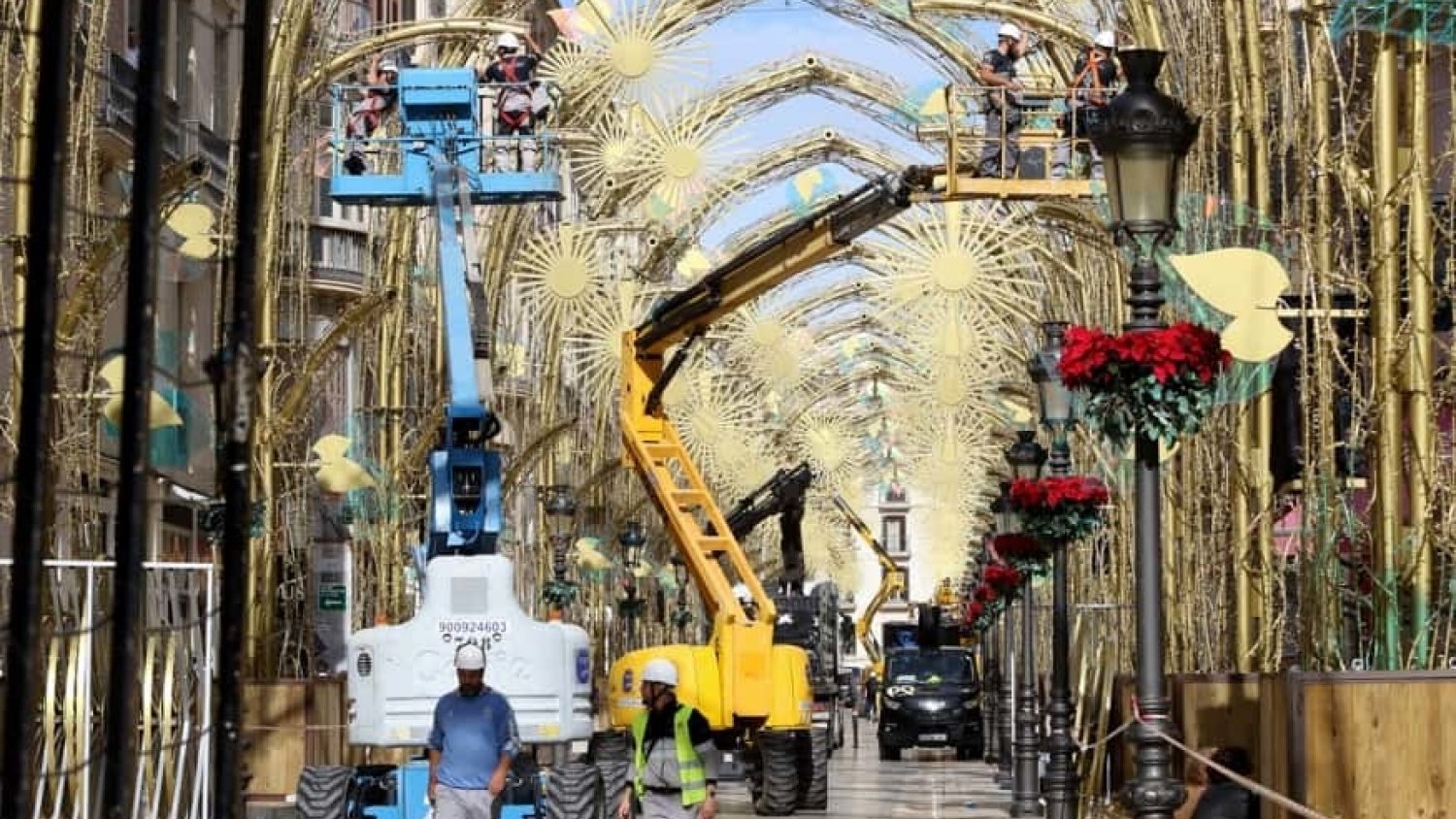 Antonio Banderas encenderá esta tarde 'El bosque de la Navidad' de la Calle Larios