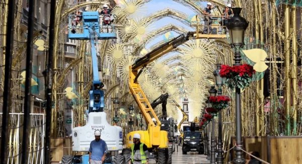 Antonio Banderas encenderá esta tarde 'El bosque de la Navidad' de la Calle Larios