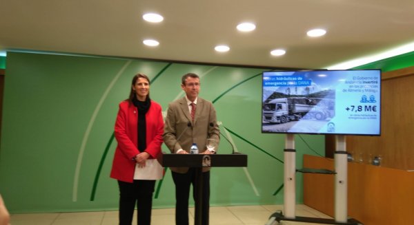 La Junta destina 4,8 millones de euros a las reparaciones por la DANA en la provincia de Málaga