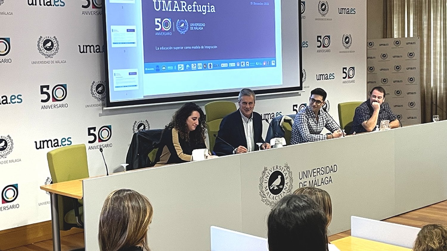 UMA.- La Universidad presenta los resultados del Plan Apoyo a Personas Refugiadas