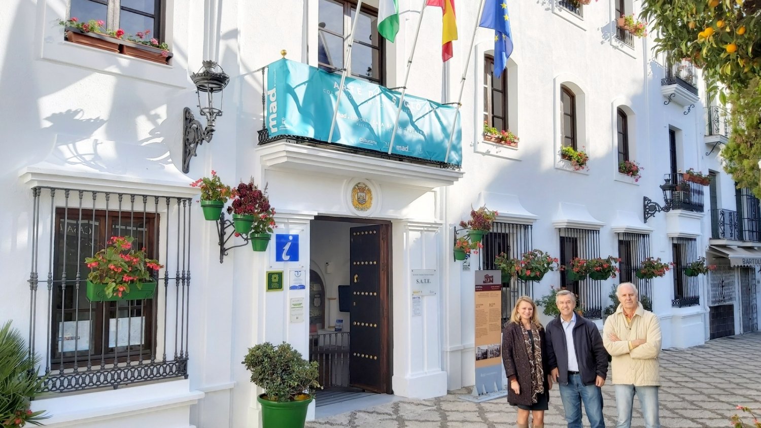 Estepona ejecuta nuevas actuaciones en Casa de Las Tejerinas para reforzarla como espacio expositivo