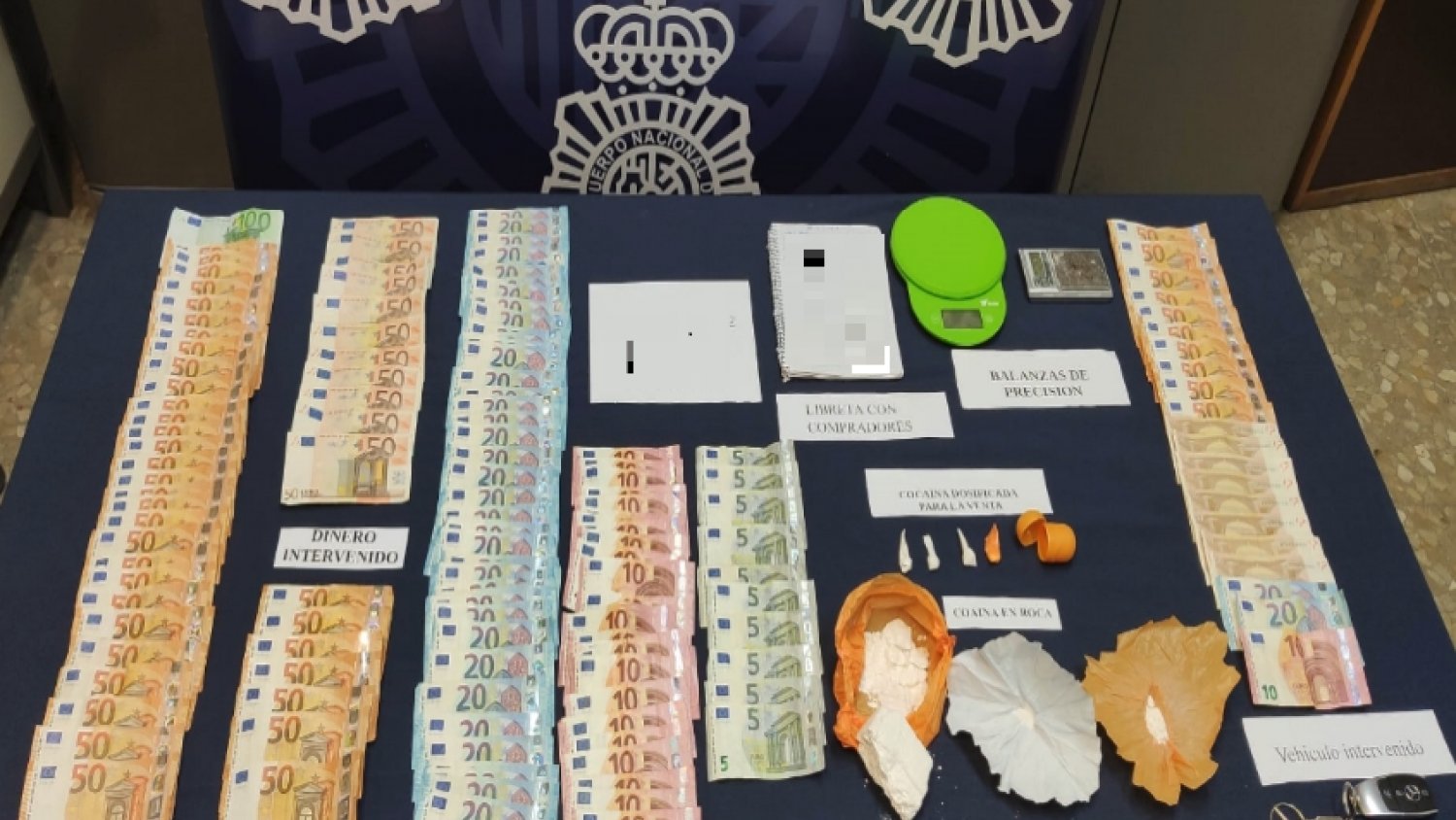 Desmantelan dos puntos de venta de cocaína en la barriada Girón de Málaga y detienen a sus responsables
