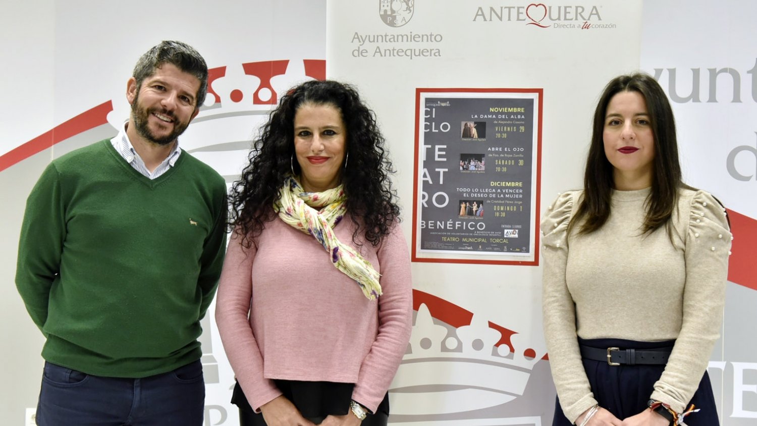 El Teatro Torcal en Antequera acoge del viernes 29 al domingo 1 un II ciclo de teatro a beneficio de AVOI