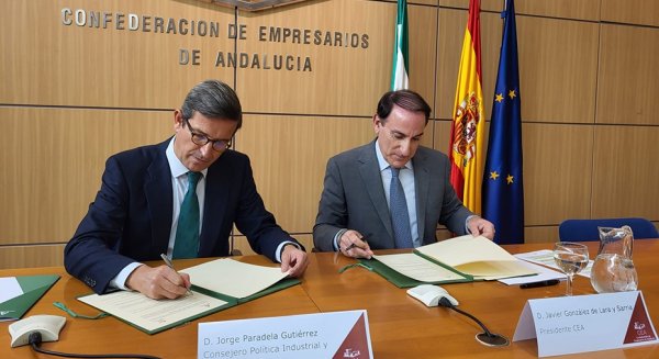 Junta y CEA acuerdan medidas para modernizar e impulsar los espacios productivos de Andalucía