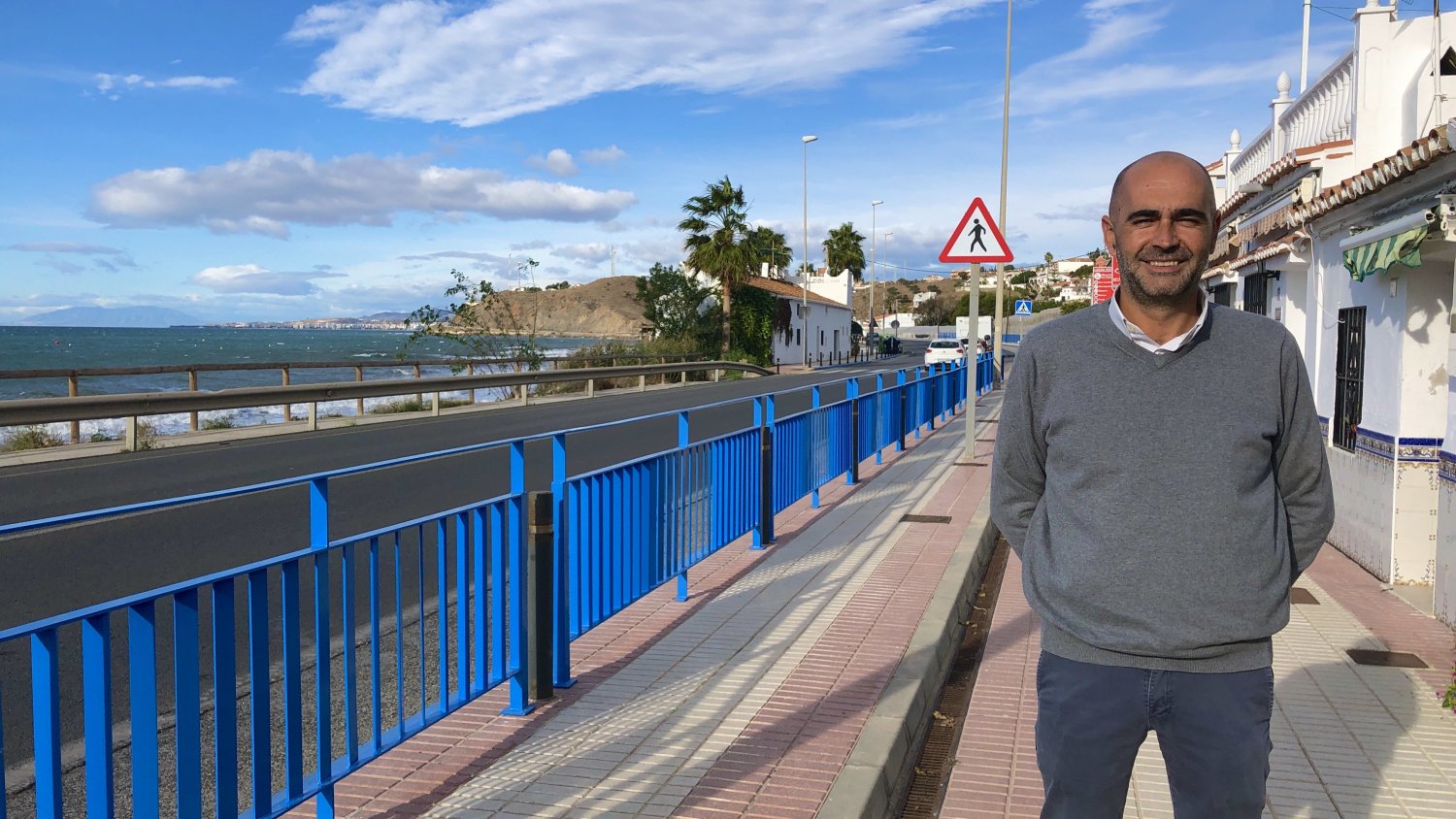 Lagos cuenta con un nuevo vallado en su acerado norte que palia los problemas de seguridad en la N-340