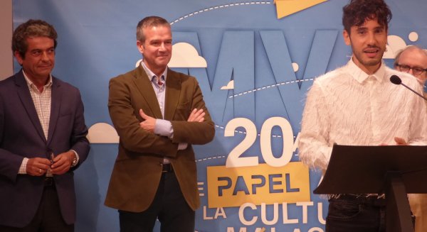 El escritor Ángelo Néstore, galardonado con el XX Premio Internacional de Poesía Emilio Prados