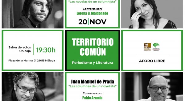 Los escritores Juan Soto y Juan Manuel de Prada participan en el ciclo ‘Territorio Común’ de la Fundación Manuel Alcántara