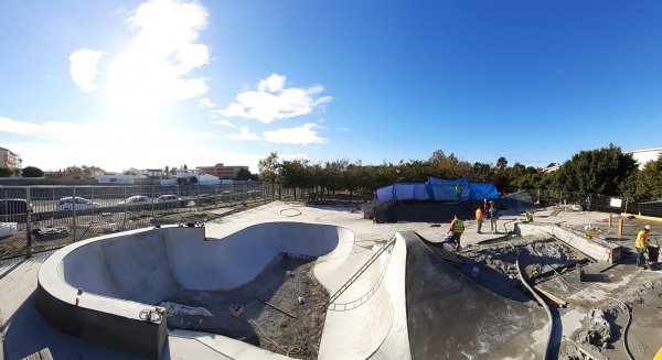 El nuevo Skatepark de Rincón de la Victoria permitirá celebrar competiciones deportivas internacionales