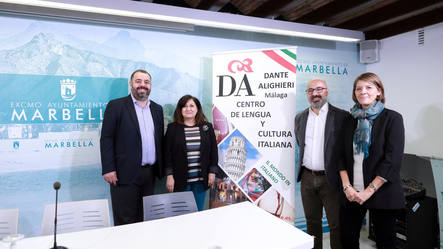 Marbella colabora con el Instituto Dante Alighieri para promocionar la lengua y la cultura italiana en el municipio
