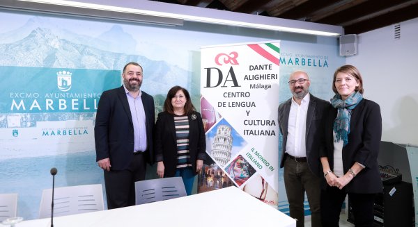 Marbella colabora con el Instituto Dante Alighieri para promocionar la lengua y la cultura italiana en el municipio