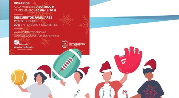 Torremolinos organiza campamentos deportivos de Navidad, Semana Blanca y Semana Santa para escolares