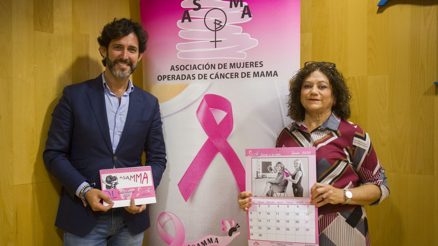 Asamma presenta el calendario solidario 2020 para ayudar a mujeres con cáncer de mama