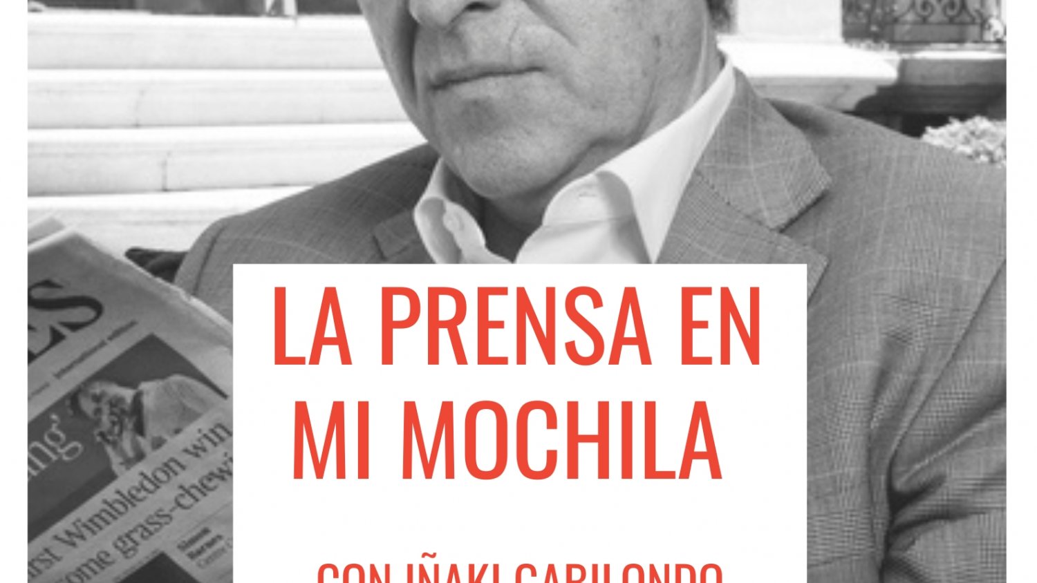 Más de 400 alumnos de Primaria podrán entrevistar a Iñaki Gabilondo el 18 de noviembre