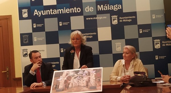 Comienza el montaje de ambientación navideña de calle Larios bajo el título 