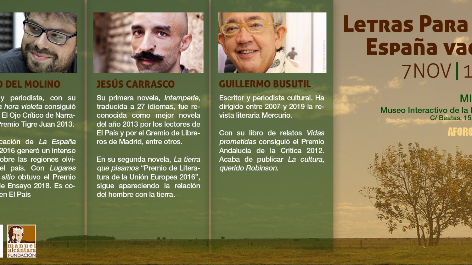 El MIMMA acoge una jornada que analizará el lugar que ocupa en la literatura la despoblación