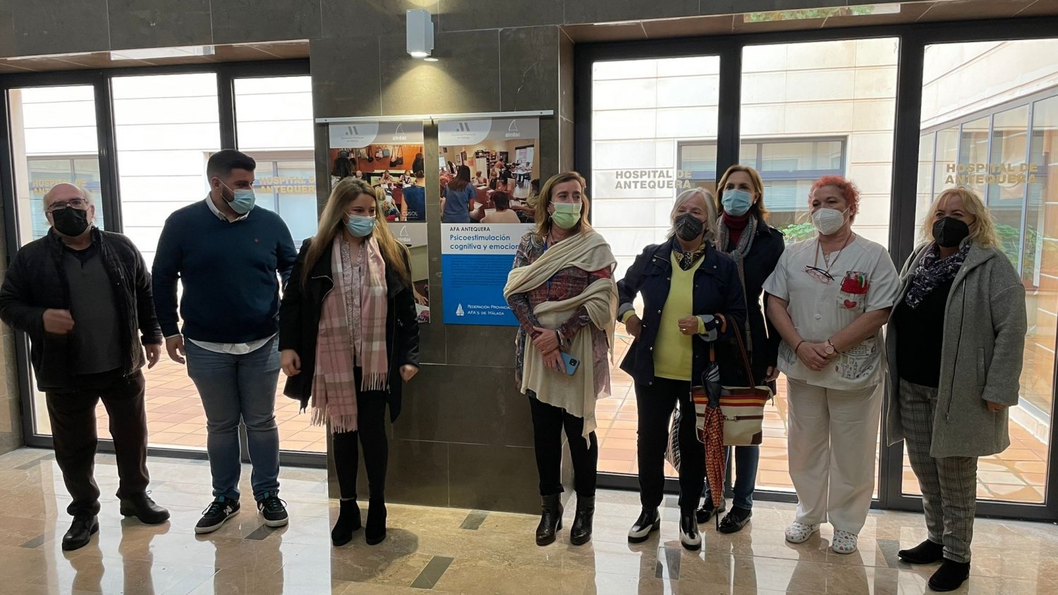El Hospital de Antequera acoge la exposición “Recuérdame” para sensibilizar a la población