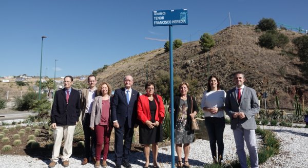 Una glorieta en el Limonar lleva desde hoy el nombre del tenor Francisco Heredia