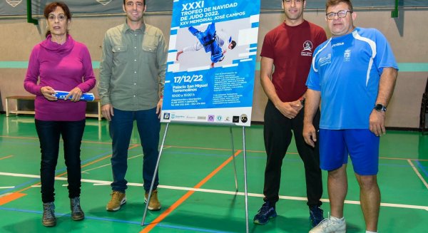 Un total de 300 deportistas participan este sábado en el  trofeo de Navidad de judo