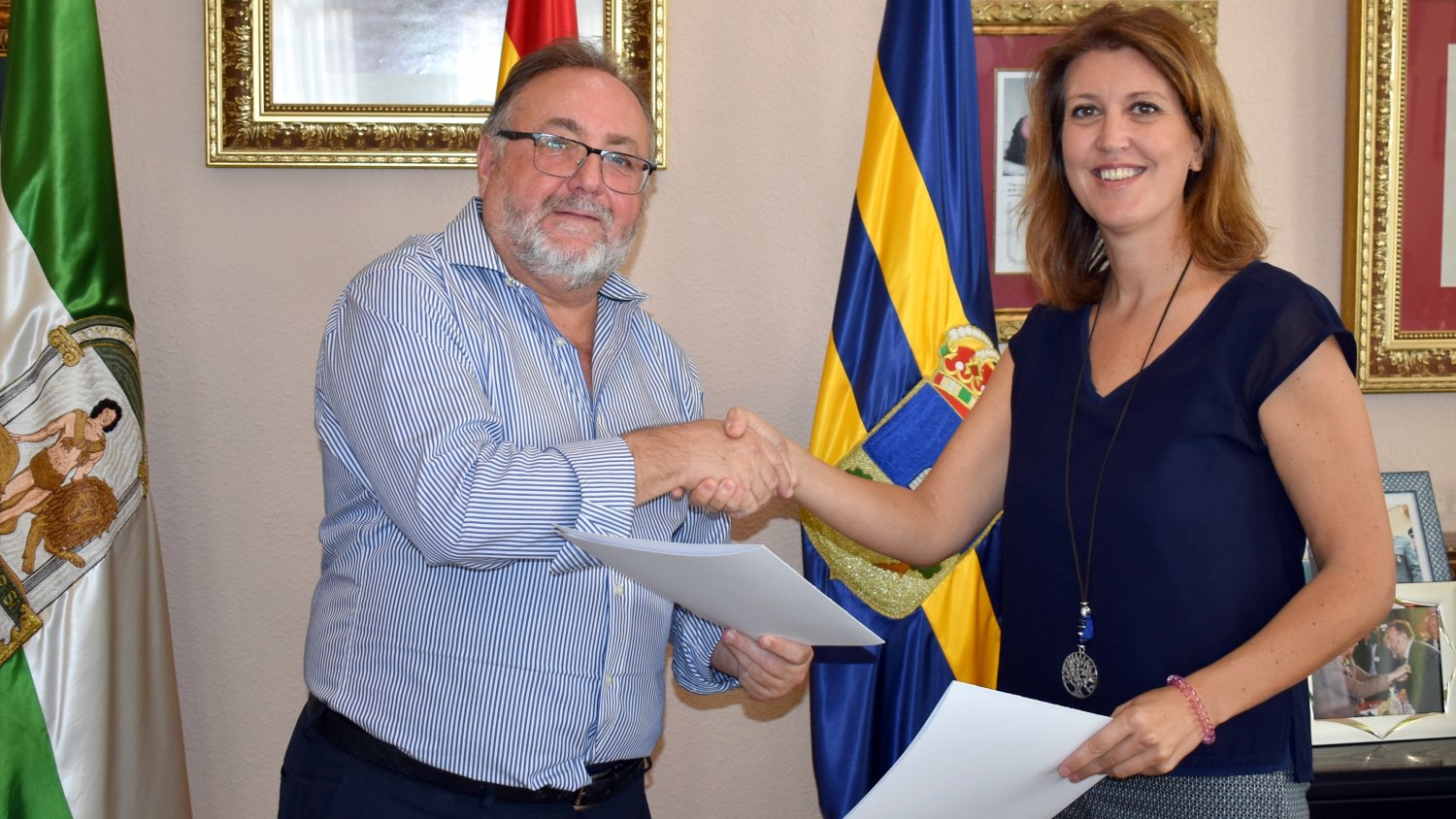 La Junta y Alhaurín de la Torre acuerdan la reordenación de la plaza Paco Lara y su entorno