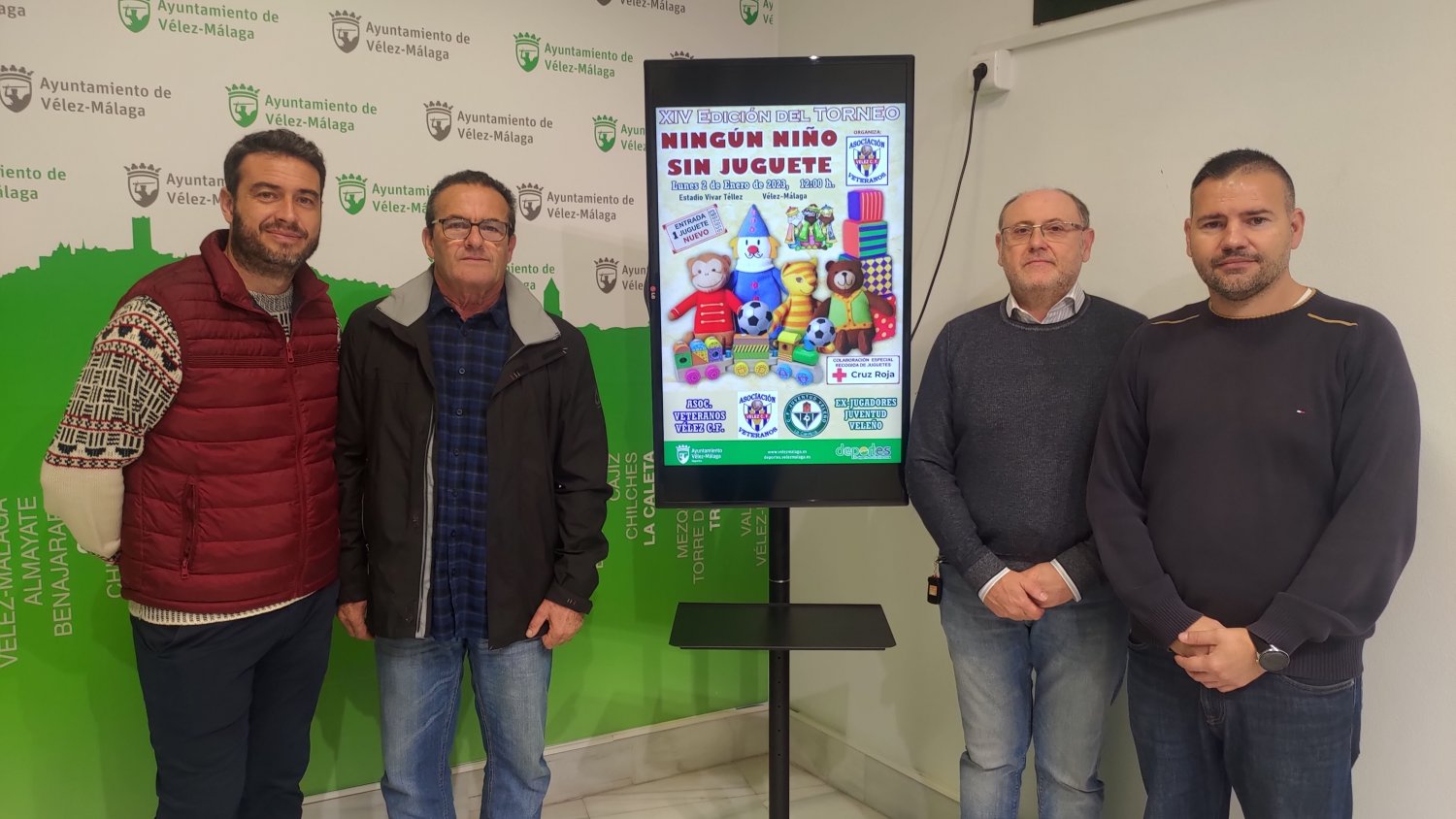 Vélez-Málaga presenta la XIV edición del Torneo 'Ningún Niño Sin Juguete'