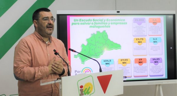 Por Andalucía propone un escudo social de 212 millones para paliar los efectos de la crisis
