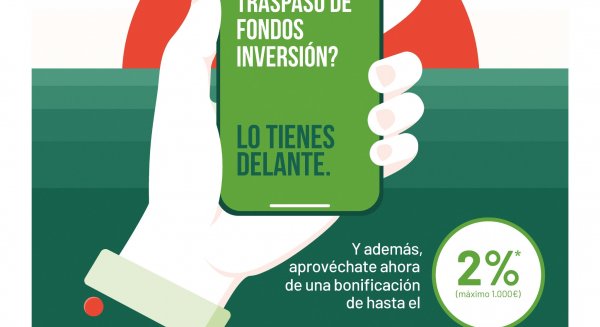 Unicaja Banco abona un 2% a los clientes que traspasen sus fondos de inversión