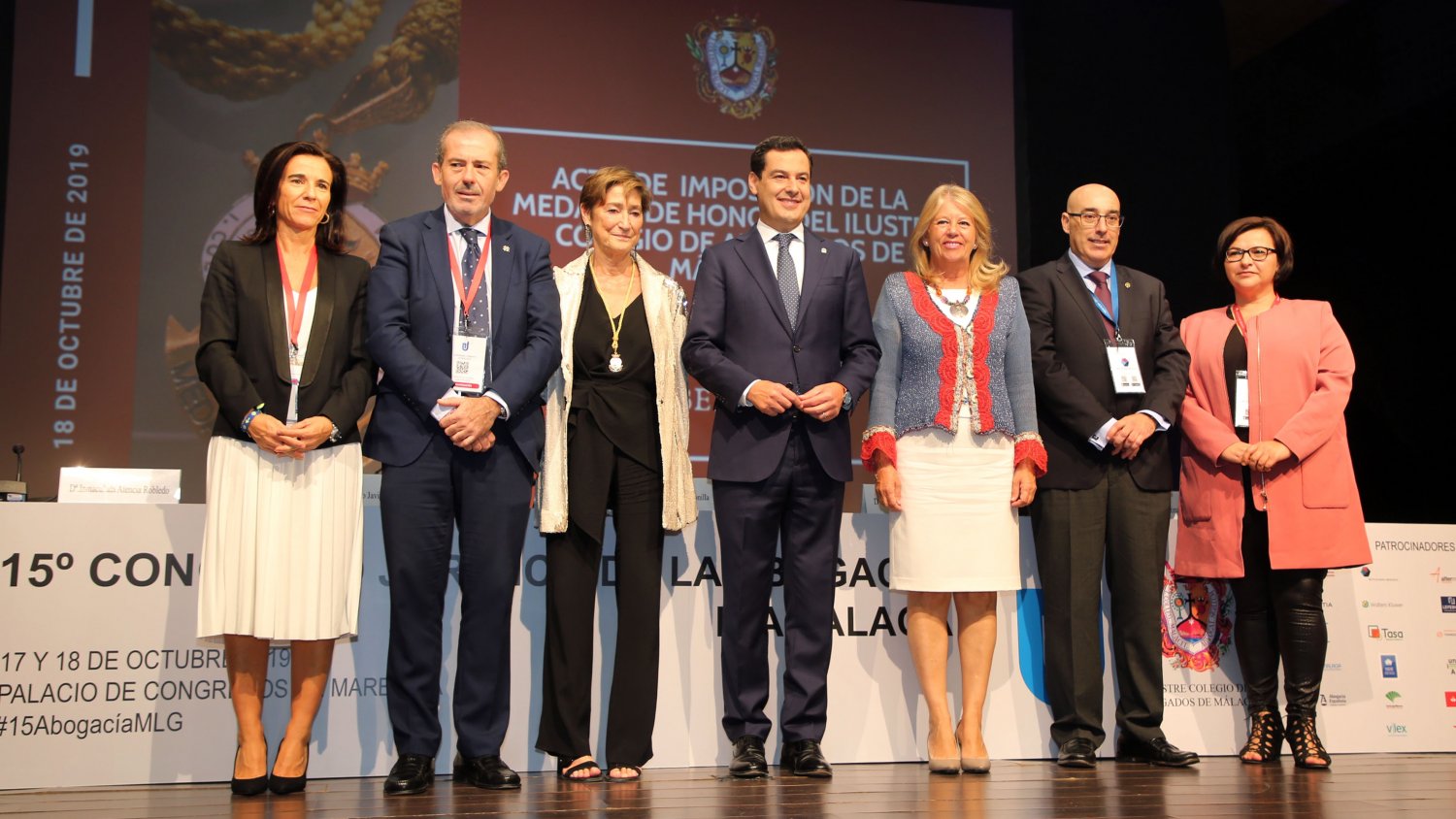 El Colegio de Abogados de Málaga entrega la Medalla de Honor a la presidenta del Consejo General de la Abogacía Española
