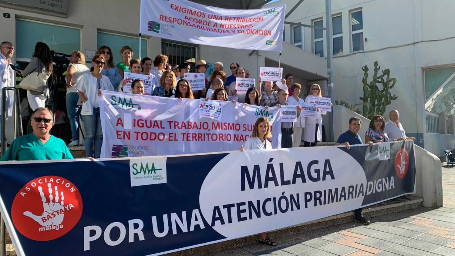 El Sindicato Médico de Málaga y Basta Ya anuncian movilizaciones ante el 
