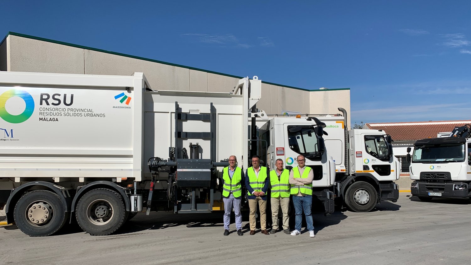 La Diputación invierte 1,9 millones de euros en 11 nuevos camiones para la recogida de basura
