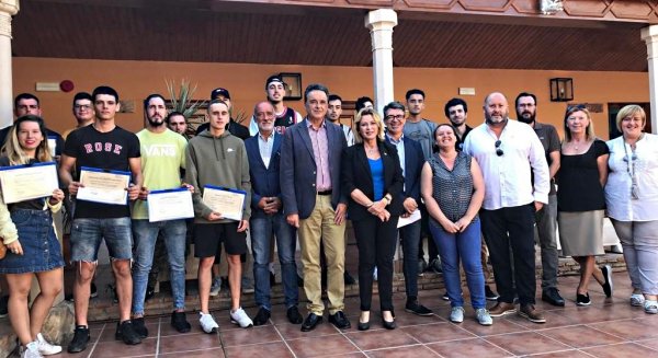 Un total de 15 desempleados finalizan su Escuela Taller sobre huertos ecológicos en Torremolinos