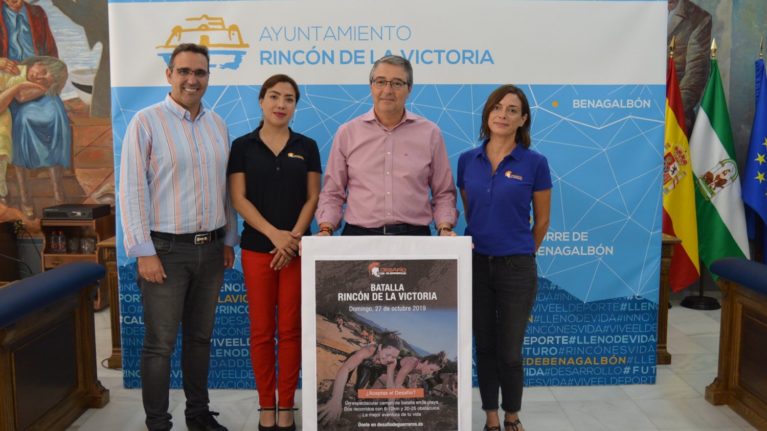 Rincón de la Victoria celebrará el I Desafío de Guerreros con la participación de hasta 1.500 personas