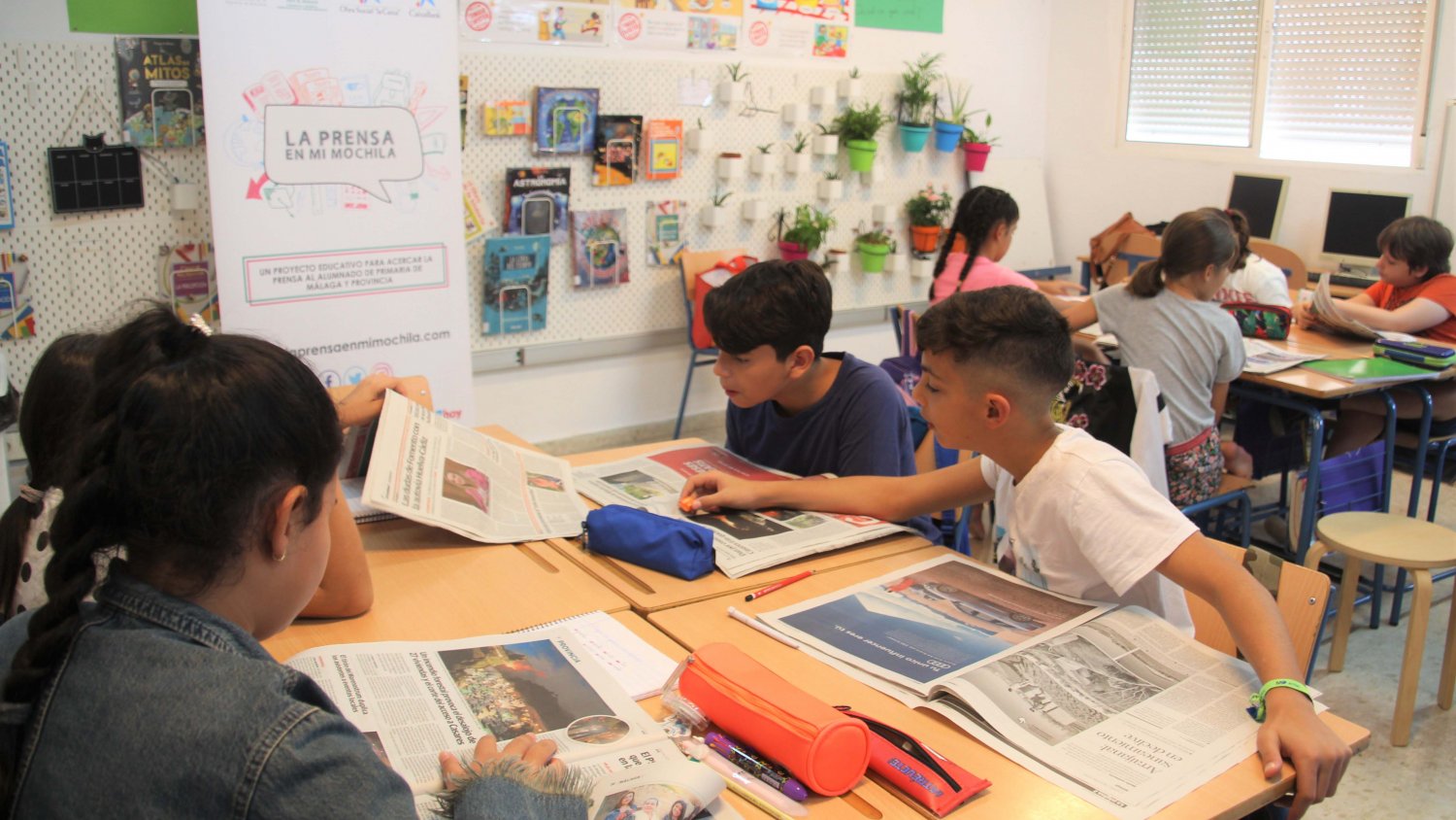 La Asociación de la Prensa de Málaga acerca el periodismo a las aulas de Primaria