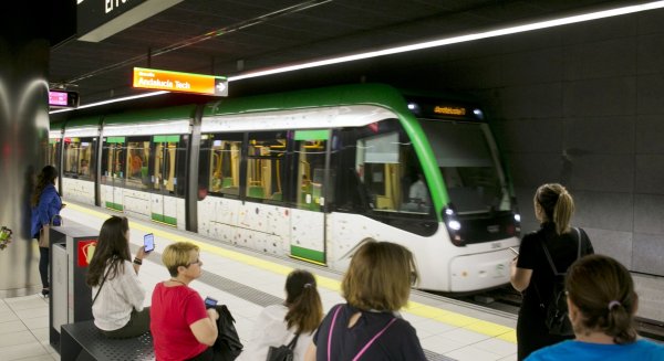Metro de Málaga transporta hasta septiembre a 4,8 millones de usuarios