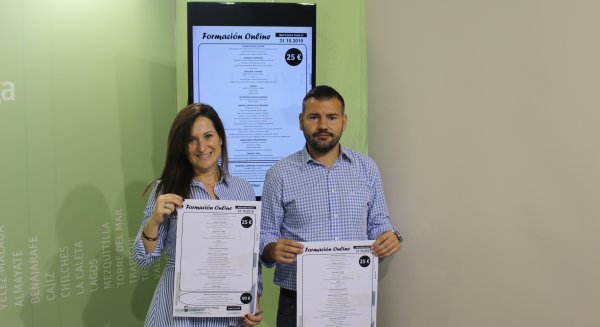 El Ayuntamiento de Vélez oferta cerca de 40 cursos online para favorecer la inserción laboral