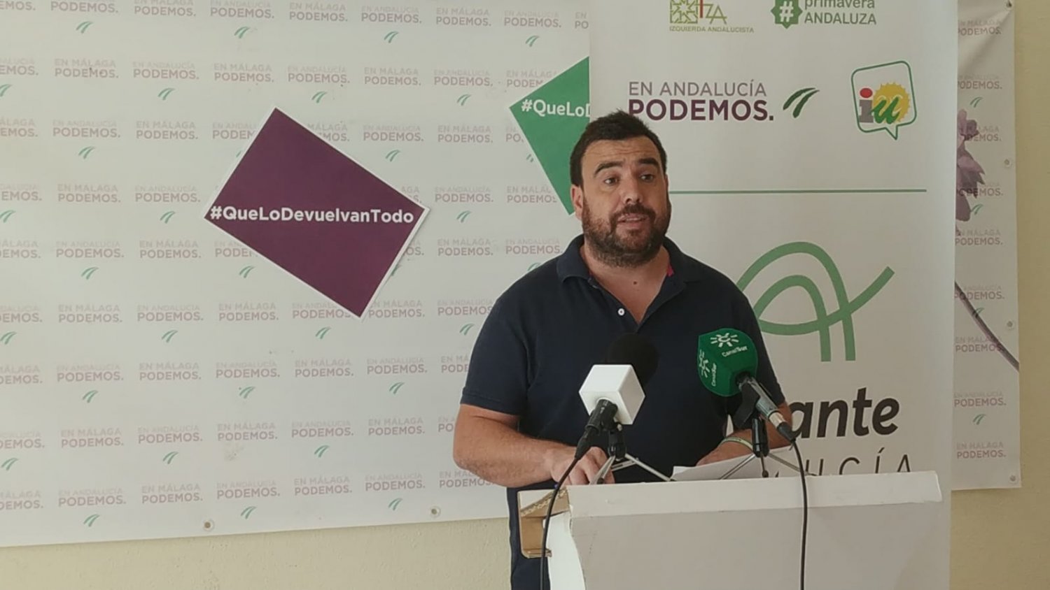 Podemos pide contundencia contra los aranceles de Trump que ponen en peligro la agricultura malagueña