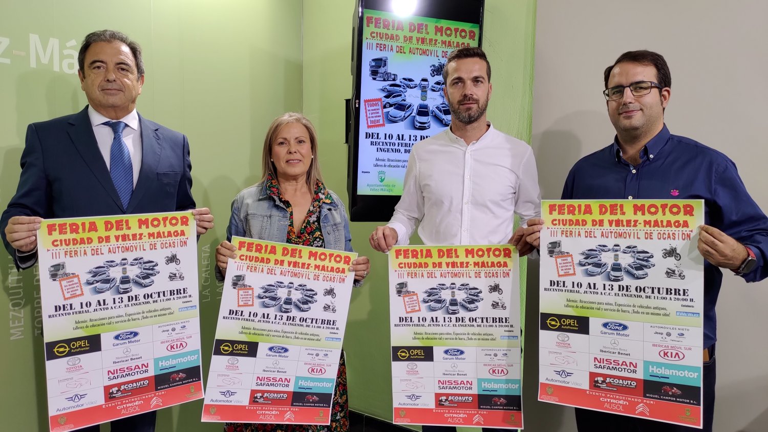 Trece expositores y casi quinientos vehículos se dan cita en la III Feria del Motor de Vélez-Málaga