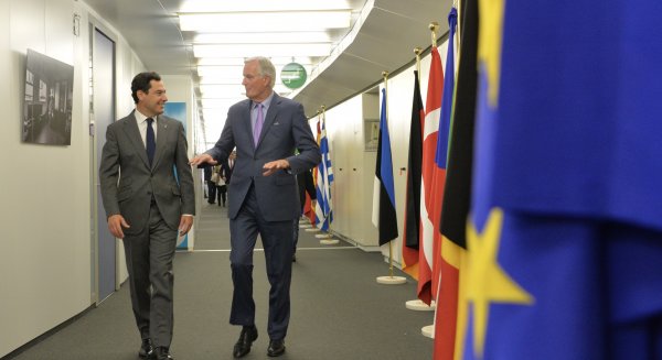 Moreno viaja a Bruselas y traslada a Barnier el Plan de medidas ante el Brexit